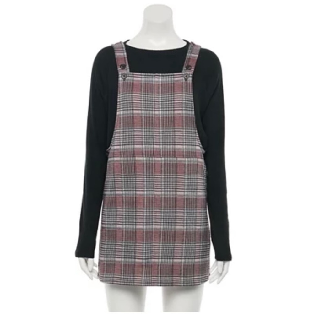 NWT Juniors SO Pinafore Jumper Dress Kohls Small